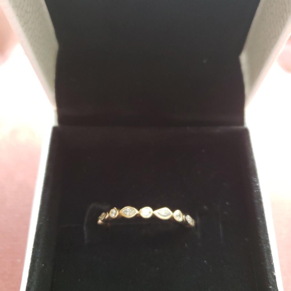 Pandora 14kt Alluring Marquise Ring